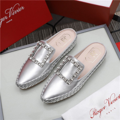 Roger Vivier 2021 Womne's Leather Mule,RVS0185 - 로저비비에 2021 여성용 레더 뮬,Size(225-250),실버