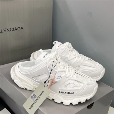 Balenciaga 2021 Women's Leather Slipper,BALS0253 - 발렌시아가 2021 여성용 레더 슬리퍼,Size(225-250),화이트