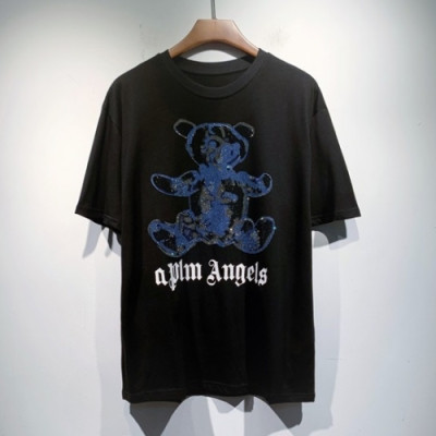 Palm Angels  Mm/Wm Logo Cotton Short Sleeved Tshirts Black - 팜 엔젤스 2021 남/녀 로고 코튼 반팔티셔츠 Pam0331x Size(m - 2xl) 블랙