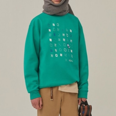 ADER  Womens Minimal Cotton Tshirts Green - ADER 2021 여성 미니멀 코튼 긴팔티 Ade0029x Size(s - l) 그린