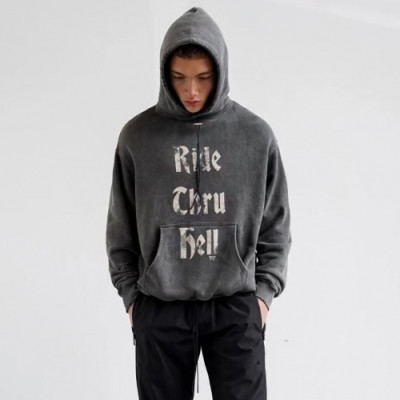 Represent  Mm/Wm Wolf Logo Cotton Hoodie - 리프리젠트 2021 남/녀 울프 로고 코튼 후드티 Rep0026x Size(s - xl) 그레이