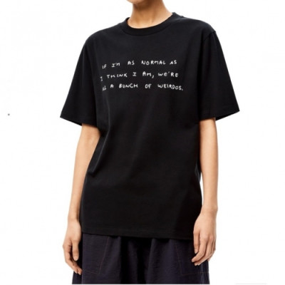 Loewe  Mens Smile Short Sleeved Tshirts Black - 로에베 2021 남성 캐쥬얼 반팔티 Loe0482x Size(xs - l) 블랙