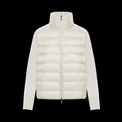 Moncler  Womens Logo Casual Down Jackets Ivory - 몽클레어 2021 여성 로고 캐쥬얼 다운 자켓 Moc02229x Size(1 - 4) 아이보리