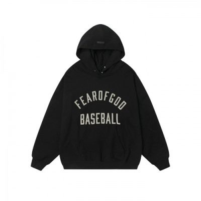 Fear of god  Mm/Wm Logo Oversize Cotton Hoodie Black - 피어오브갓 2021 남/녀 로고 오버사이즈 코튼 후드티 Fea0336x Size(s - xl) 블랙