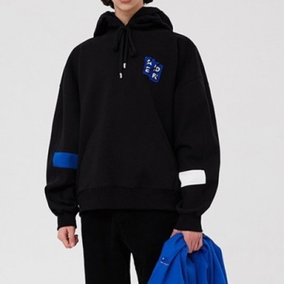 ADER  Mens Minimal Cotton Hoodie Black - ADER 2021 남성 미니멀 코튼 후디 Ade0041x Size(s - l) 블랙