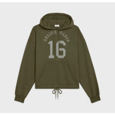 Celine   Mm/Wm Logo Cotton Hoodie Khaki - 셀린느 2021 남/녀 로고 코튼 후디 Cel0149x Size(xs - m) 카키