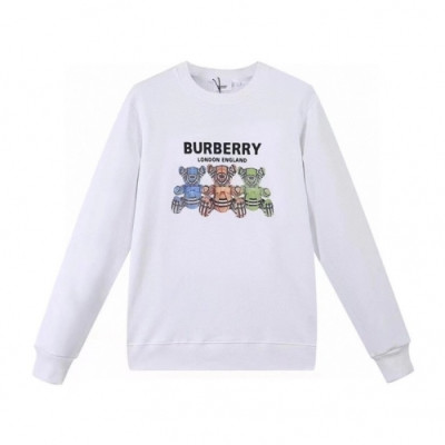 Burberry  Mm/Wm Logo Casual Cotton Tshirts White - 버버리 2021 남/녀 로고 캐쥬얼 코튼 맨투맨 Bur04088x Size(s - xl) 화이트