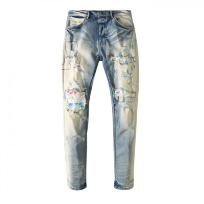 Amiri  Mens Trendy Denim Pants Blue - 아미리 2021 남성 트렌디 데님 팬츠 Ami0280x Size(29 - 40) 블루