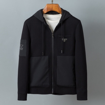 Prada  Mens Logo Casual Jackets Black - 프라다 2021 남성 로고 캐쥬얼 자켓 Pra02380x Size(m - 3xl) 블랙