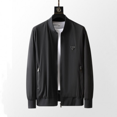 Prada  Mens Logo Casual Jackets Black - 프라다 2021 남성 로고 캐쥬얼 자켓 Pra02395x Size(m - 3xl) 블랙