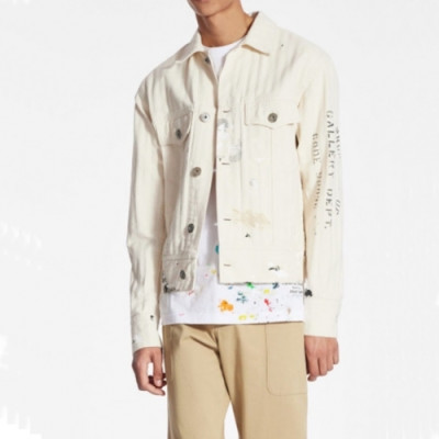 LANVIN Mens Jackets Ivory - 랑방 2021 남성 로고 자켓 - Lan09x