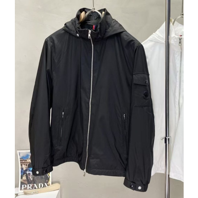 Moncler  Mens Logo Casual Jackets Black - 몽클레어 남성 로고 캐쥬얼 자켓 Moc02264x Size(m - 3xl) 블랙