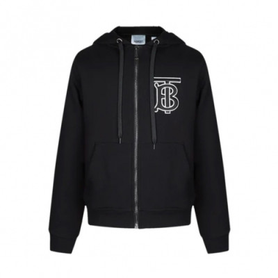 Burberry  Mens Logo Casual Cotton Hoodie Black - 버버리 2021 남성 로고 캐쥬얼 코튼 후드티 Bur04110x Size(s - 2xl) 블랙