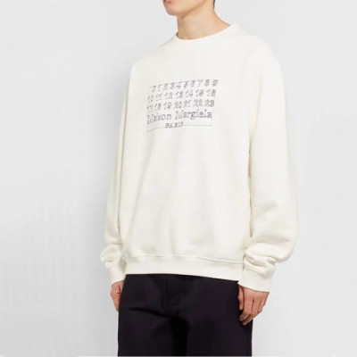 Maison margiela  Mens Cotton Thirts White - 메종 마르지엘라 2021 남성 코튼 맨투맨 Mai0060x Size(m - xl) 화이트