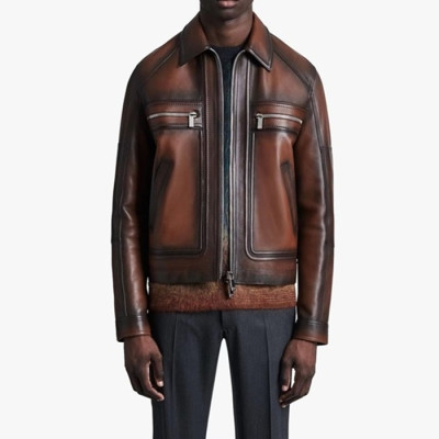 Berluti Mens Leather Jackets - 벨루티 남성 가죽 자켓 - ber44x