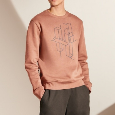 Hermes  Mens Logo Casual Cotton Hoodie Pink - 에르메스 2021 남성 로고 캐쥬얼 코튼 후드티 Her0696x Size(m - 3xl) 핑크