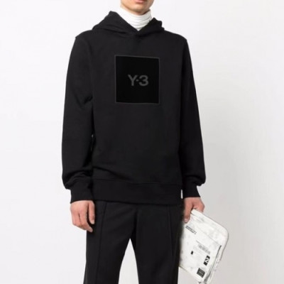 Y-3  Mm/Wm Logo Street Cotton HoodT - 요지야마모토 2021 남/녀 로고 Street 코튼 후드티 Y3/0141x Size(s - xl) 블랙