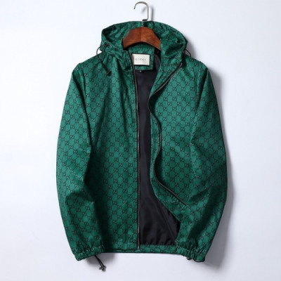 Gucci  Mens Logo Casual Jackets Green - 구찌 2021 남성 로고 캐쥬얼 자켓 Guc04126x Size(m - 3xl) 그린