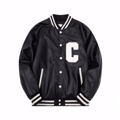 Celine  Mm/WmLogo Casual Jackets Black - 셀린느  남/녀 로고 캐쥬얼 가죽 자켓 Cel0167x Size(xs - x) 블랙