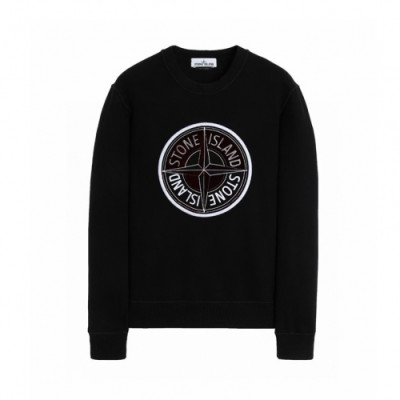 Stone Island / Mens Light Reflection Logo Cotton Man-to-man Black - 스톤아일랜드 2021 남성 로고 코튼 맨투맨 Sto0365x Size(m - 2xl) 블랙