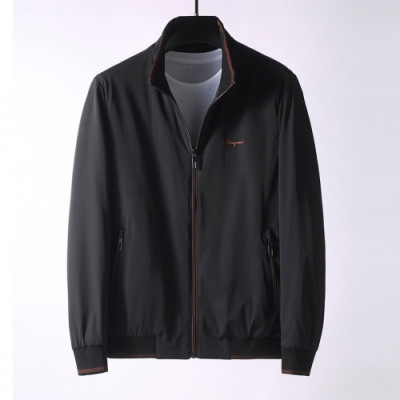 Ferragamo  Mens Basic Logo Jackets Black- 페라가모 2020 남성 베이직 로고 자켓 Fer0331x Size(m - 3xl) 블랙