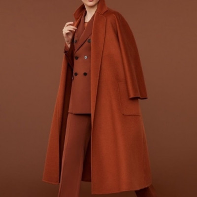 Maxmara  Ladies Trench Coats Orange - 막스마라 2021 여성 트렌치코트 Max85x Size(s - xl) 오렌지