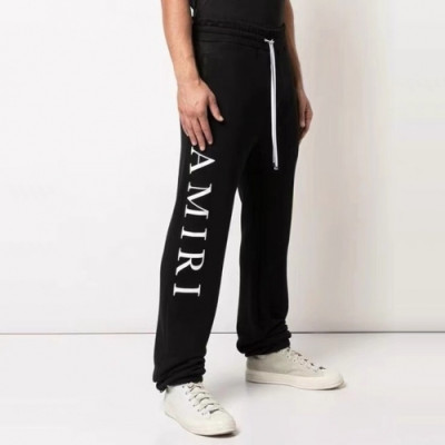 Amiri  Mens Trendy  Training-Pants Black - 아미리 2021 남성 트렌디 트레이닝 팬츠 Ami0311x Size(s - xl) 블랙