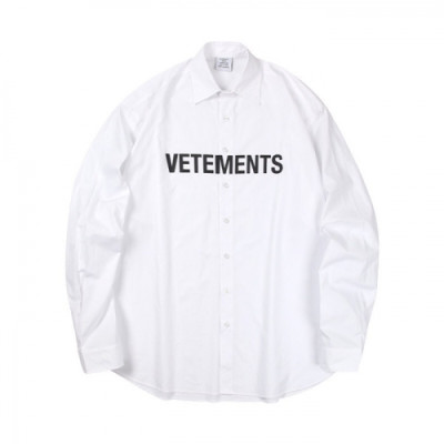 Vetements Unisex Logo Cotton Short Sleeved Oversize Tshirts White - 베트멍 2021 남/녀 로고 코튼 오버사이즈 셔츠 Vet0212x Size(xs - l) 화이트