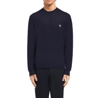 Prada  Mm/Wm Crew-neck Sweaters Navy - 프라다 2021 남/녀 크루넥 스웨터 Pra02465x Size(xs - l) 네이비