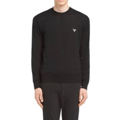 Prada  Mm/Wm Crew-neck Sweaters Black - 프라다 2021 남/녀 크루넥 스웨터 Pra02466x Size(xs - l) 블랙