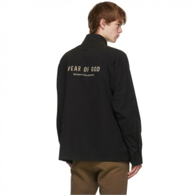 Fear of god  Mens Manuel Logo Jackets Black  - 피어오브갓 2021 남성 메뉴얼 로고 자켓 Fea0356x Size(s - xl) 블랙