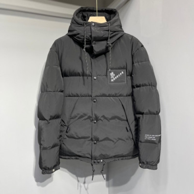 Moncler  Mm/Wm Patch Logo Modern Down Padding Black - 몽클레어 2021 남/녀 패치 로고 모던 다운 패딩 Moc02392x Size(1 - 4) 블랙