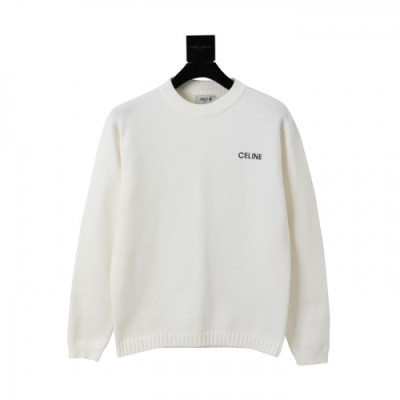 Celine   Mm/Wm Hedi Slimane Logo Sweaters White - 셀린느 2021 남/녀 로고 스웨터 Cel0189x Size(s - xl) 화이트