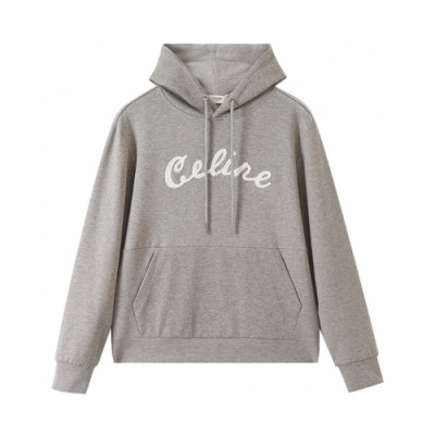 Celine  Mm/Wm Logo Cotton Hoodie Gray - 셀린느 2021 남/녀 로고 코튼 후디 Cel0192x Size(m - 2xl) 그레이