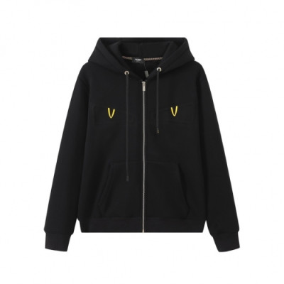 Fendi  Mm/Wm Logo Cotton Hoodie Black - 펜디 2021 남/녀 로고 코튼 후디 Fen01114x Size(m - 2xl) 블랙