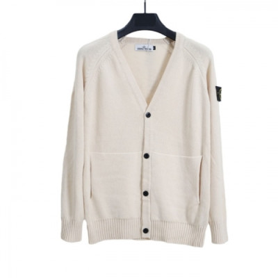 Stone Island   Mens Casual  Wool Cardigan Ivory - 스톤아일랜드 2021 남성 캐쥬얼 울 가디건 Sto0435x Size(m - 2xl) 아이보리