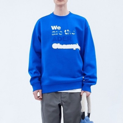 ADER  Mm/Wm Minimal Cotton Tshirts Blue - ADER 2021 남성 미니멀 코튼 긴팔티 Ade0080x Size(A1 - A3) 블루