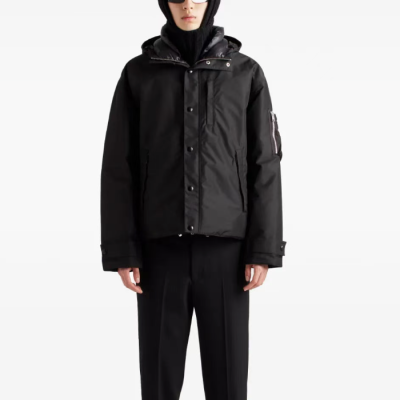 프라다 남성 구스다운 블랙 패딩 자켓- Prada Mens Black Padding - prc0526x