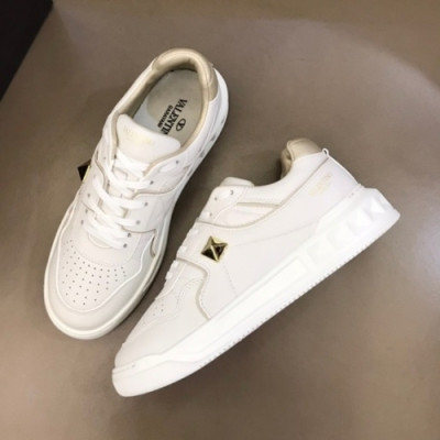 발렌티노  남성 캐쥬얼 레더 스니커즈 Size(240-275) 화이트 - Valentino 2021 Men's Casual Leather Sneakers Val0499x White