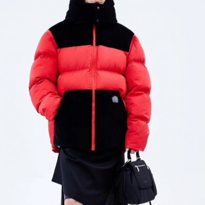 ADER  Unisex Patch Logo Modern Down Padding Red - 아더 2021 남/녀 패치 로고 모던 다운 패딩 Ade0090x Size(A1 - A2) 레드