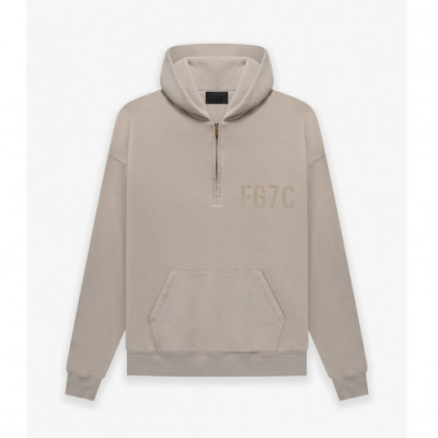 Fear of god  Unisex Logo Oversize Cotton Hoodie Gray - 피어오브갓 2021 남/녀 로고 오버사이즈 코튼 후드티 Fea0377x Size(s - xl) 그레이