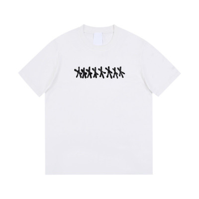 지방시 남자 크루넥 화이트 반팔티 - Unisex White Tshirts - giv0609x