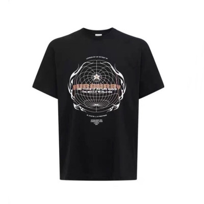 버버리 남성 크루넥 블랙 반팔티 - Mens Black Tshirts - bur04308x