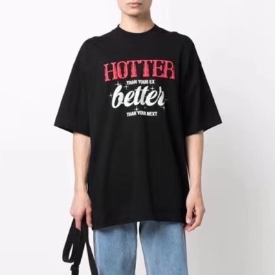 베트멍 남/여 트렌디 블랙 반팔티 - Unisex Black Tshirts - vet0238x