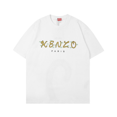 겐조 남성 화이트 크루넥 반팔티 - Mens White Tshirts - ken0182x