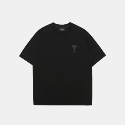 아미 남성 크루넥 반팔티 - Ami Mens Round Tshirt - ami0273x