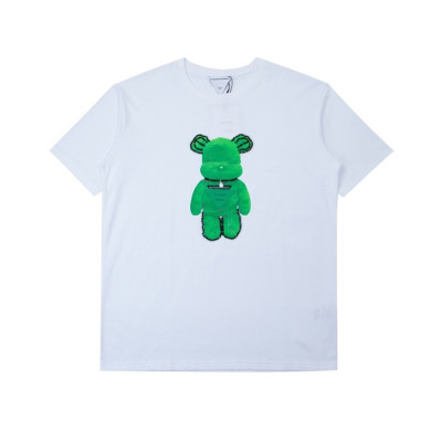 보테가 남성 크루넥 화이트 반팔티 - Mens White Tshirts - bot0262x