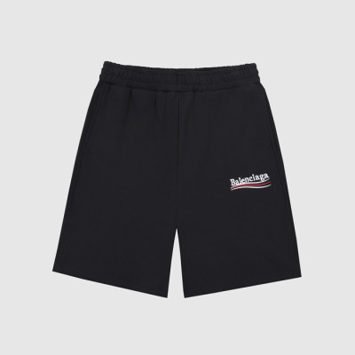 발렌시아가 남성 캐쥬얼 블랙 반바지 - Mens Black  Half-pants - bal01357x