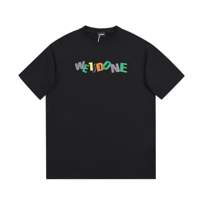 웰던 남/녀  크루넥 블랙 반팔티 - Unisex Black Tshirts - wel0053x