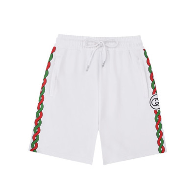 구찌 남성 캐쥬얼 화이트 반바지 - Mens White Half-pants - guc04694x